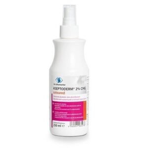 ASEPTODERM 2% CHG (SPRAY) COLOURED - ΑΝΤΙΣΗΠΤΙΚΟ ΔΕΡΜΑΤΟΣ