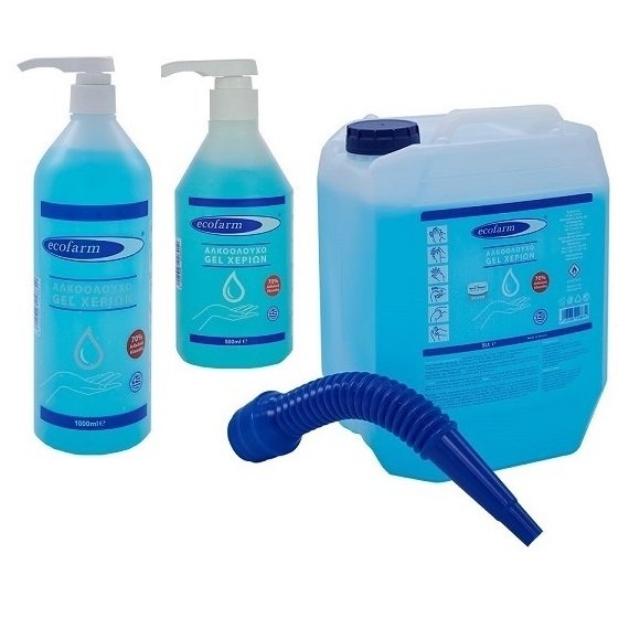 ECOFARM ΑΛΚΟΟΛΟΥΧΟ GEL ΧΕΡΙΩΝ